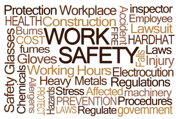 Work Safety Word Cloud