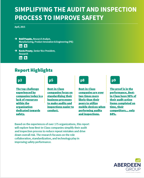 The Biggest Challenge With Health And Safety Inspections - IMEC