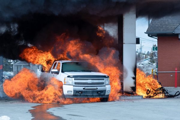 Fire in a Gas Station