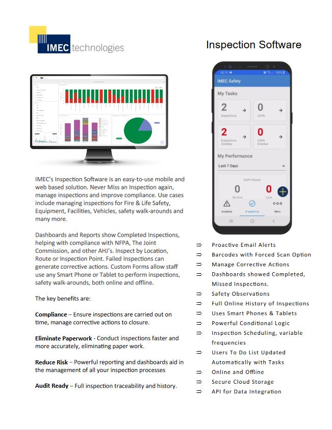 Inspection SW Datasheet